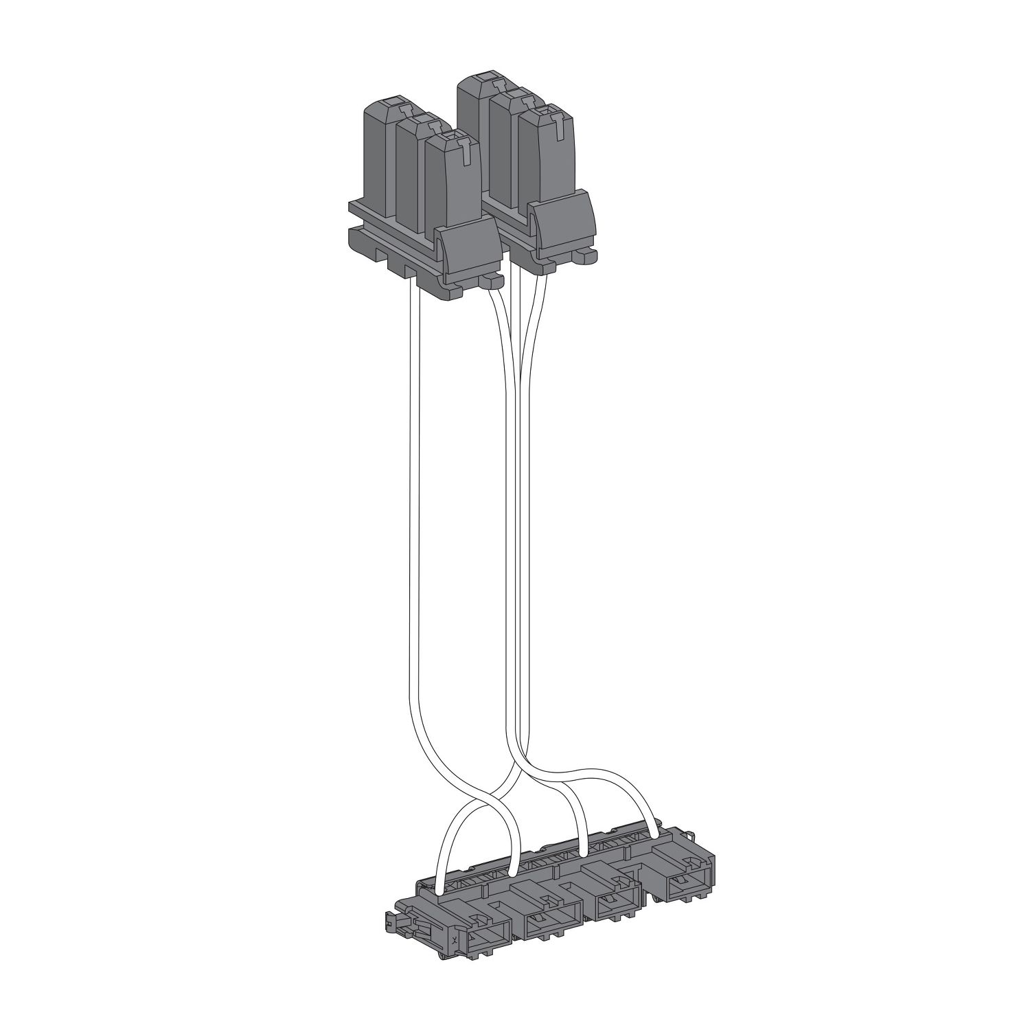 Picture of External voltage wiring, MasterPact MTZ, PTE option, spare part