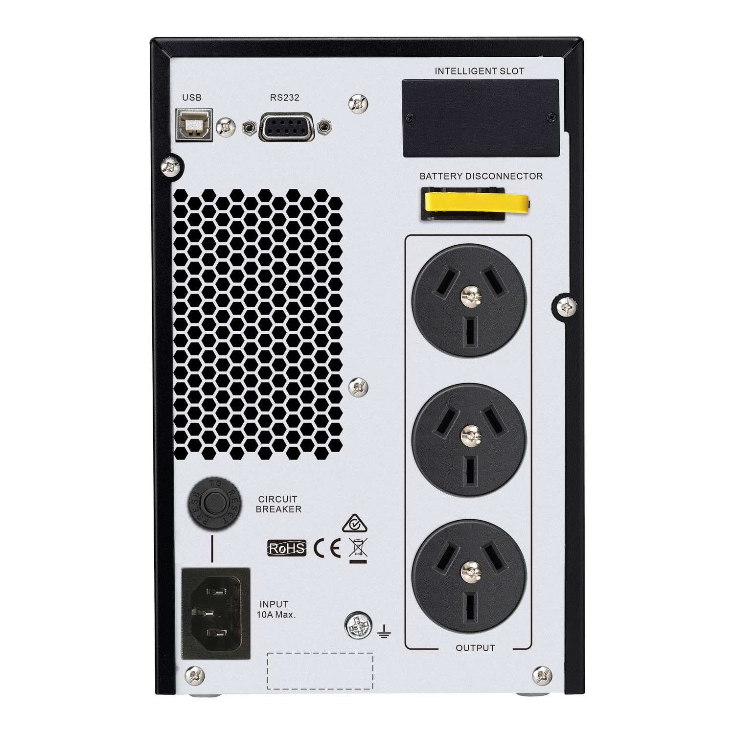 Picture of Tower, Easy UPS, 1000VA, 230V, 2x Australian outlets, Intelligent Card Slot, LCD