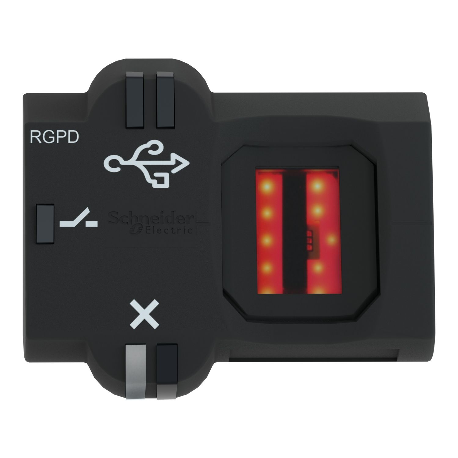 Picture of Biometric switch monostable RGPD, Harmony XB5S, plastic, 22mm, USB, connection by 2m cable, 24V AC DC