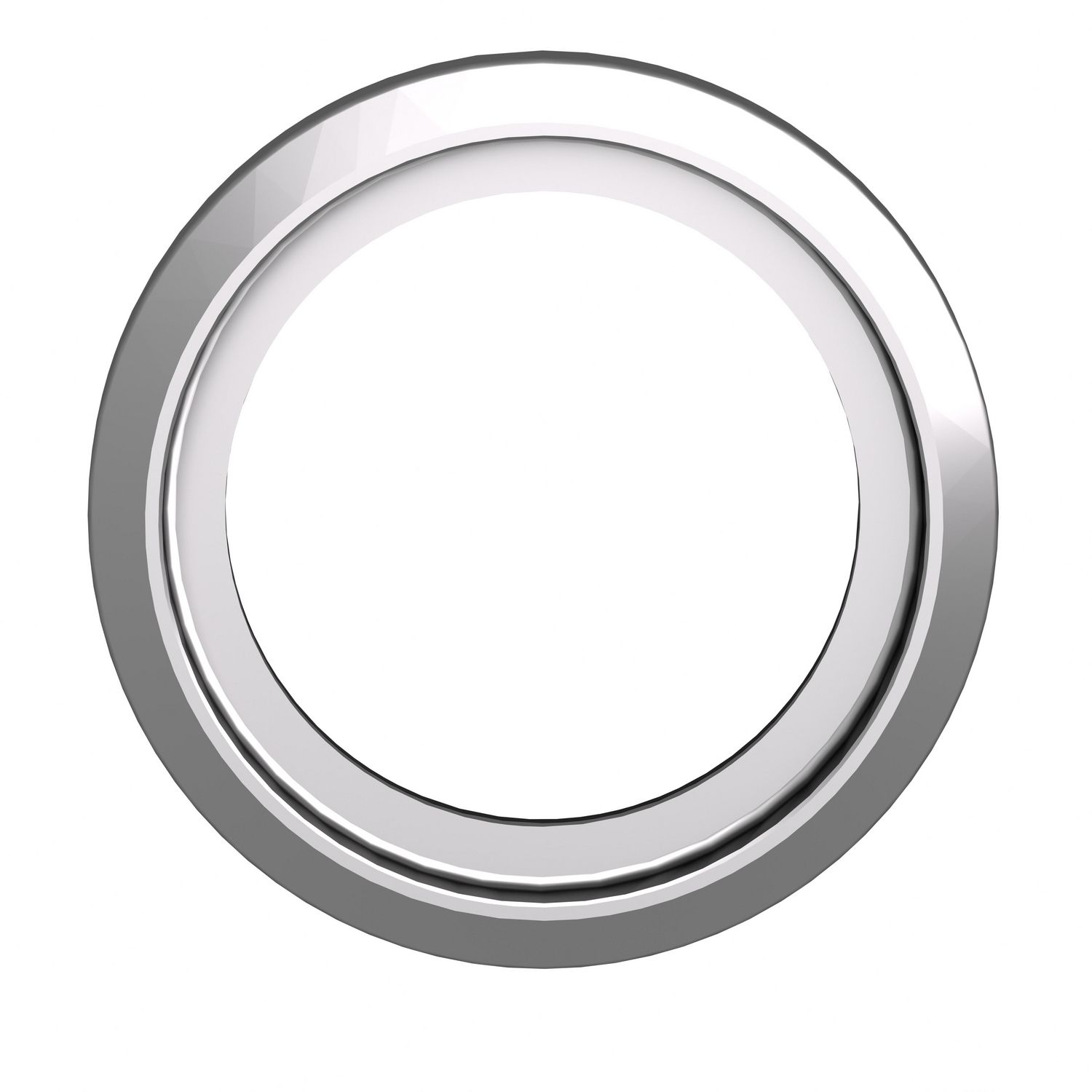 Picture of Metal Ring, Harmony XB4, Liquid spray protective washer, for flush mounted, grey, 30mm, NEMA hole