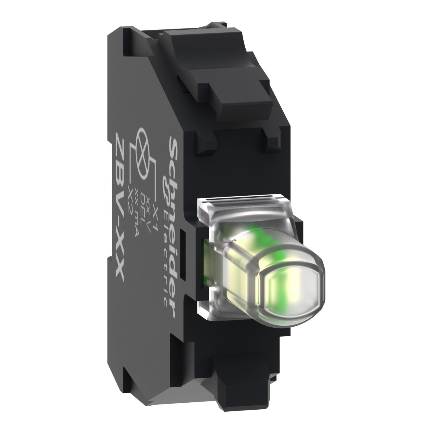Picture of Light block, Harmony XB4, Harmony XB5, 22mm, universal LED, screw clamp terminal, 110...240V AC