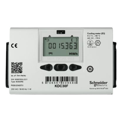 Picture of KD Series Cooling Meter, DN40 Flanged Stainless Steel, 10 m³/h Nominal, Flow Meter