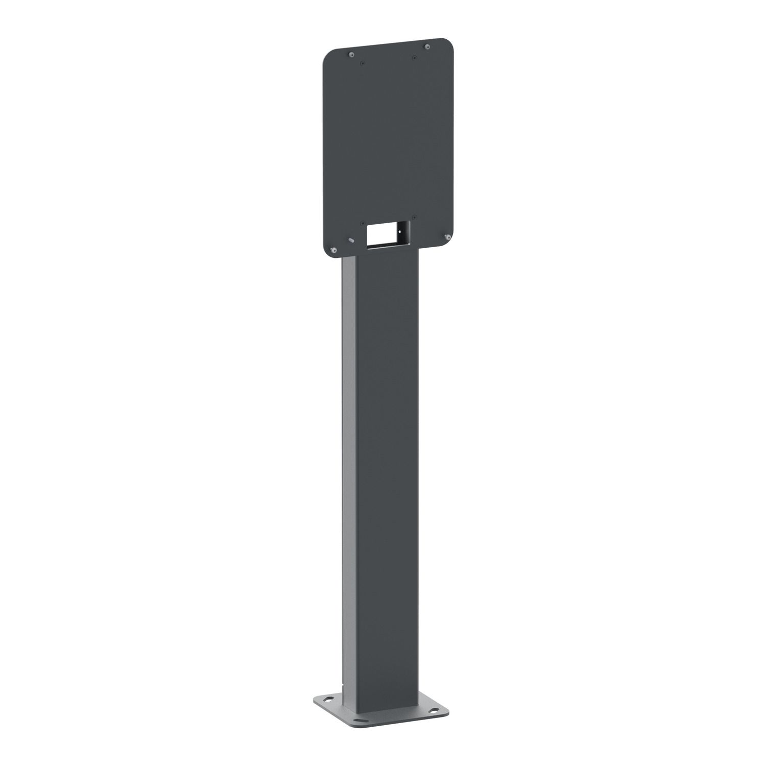 Picture of Thin pole, EVlink, for 1 EVlink Wallbox, Wallbox Plus or Smart Wallbox charging station