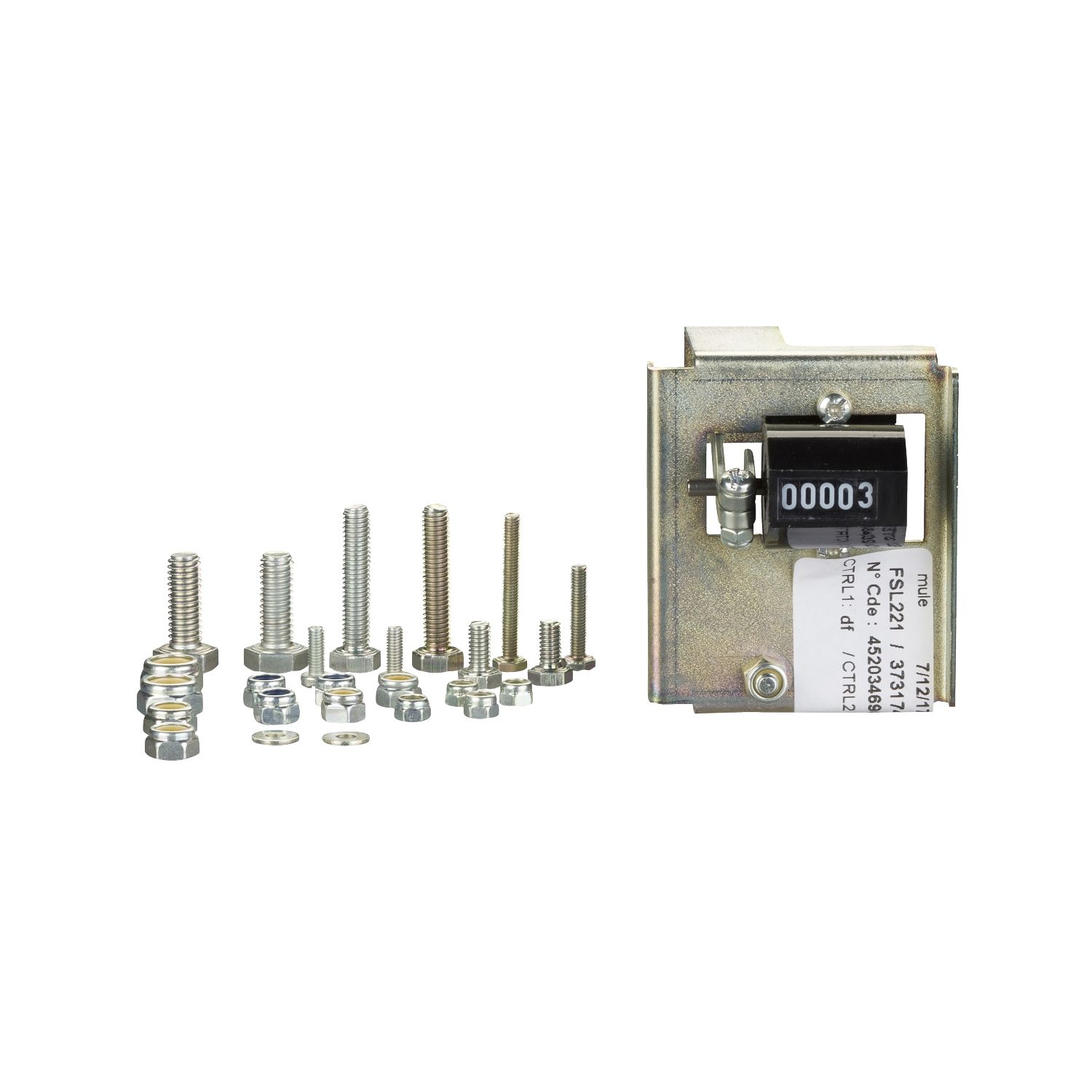 Picture of Mechanism, SM6-24, spare part, CI1, CI2, CIT, mechanical counter