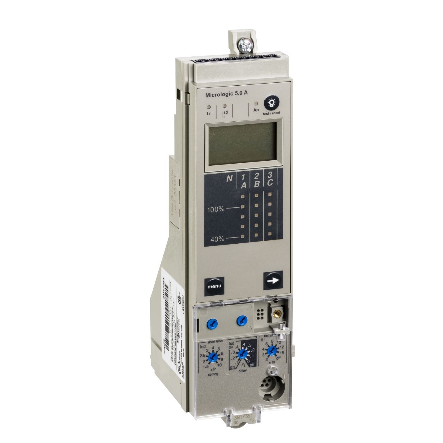 Picture of Protection components, MasterPact NW, MasterPact NT, frame, spare part, MicroLogic 5.0 STD, selective protections LSI