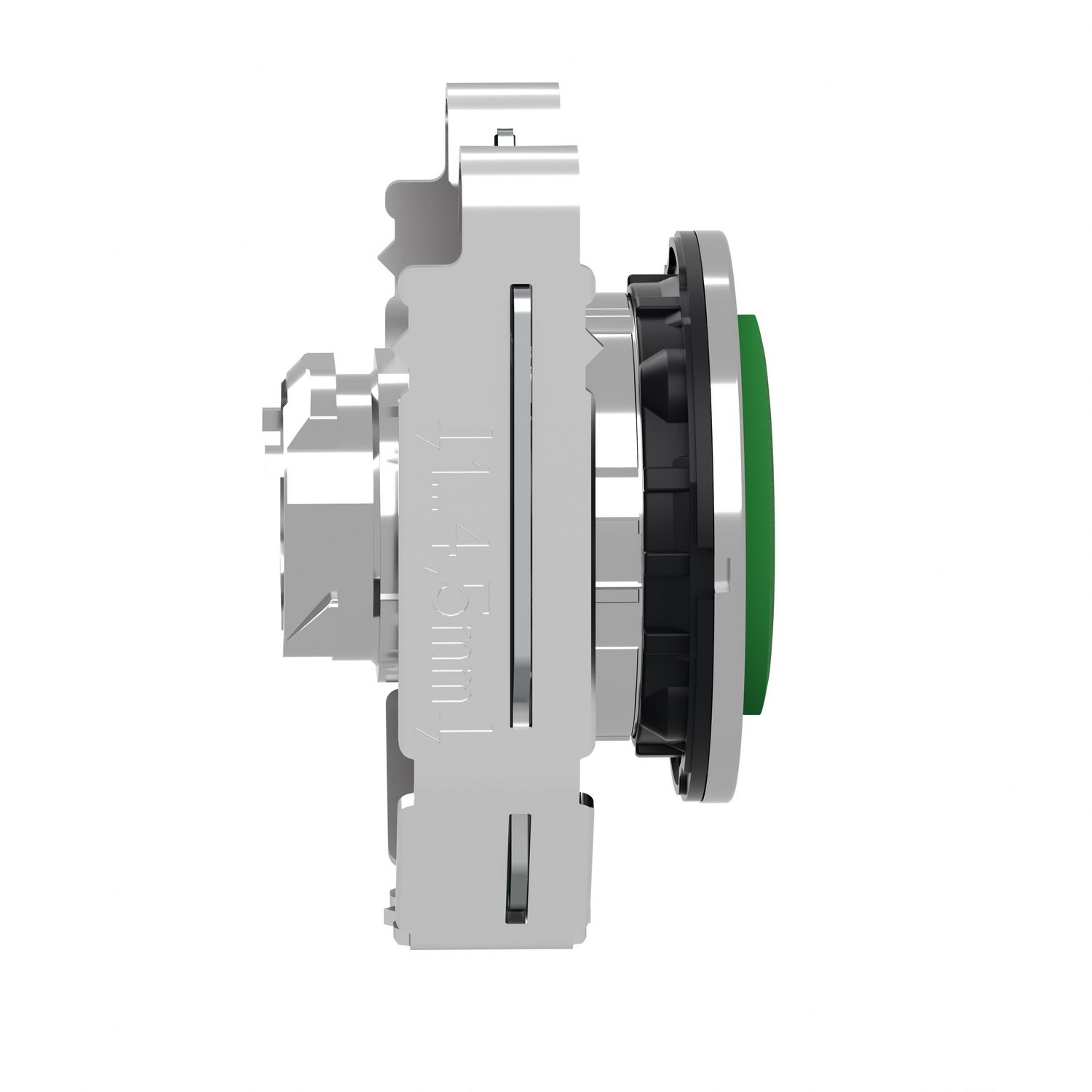 Picture of Head for non illuminated push button, Harmony XB4, flush mounted green projecting pushbutton