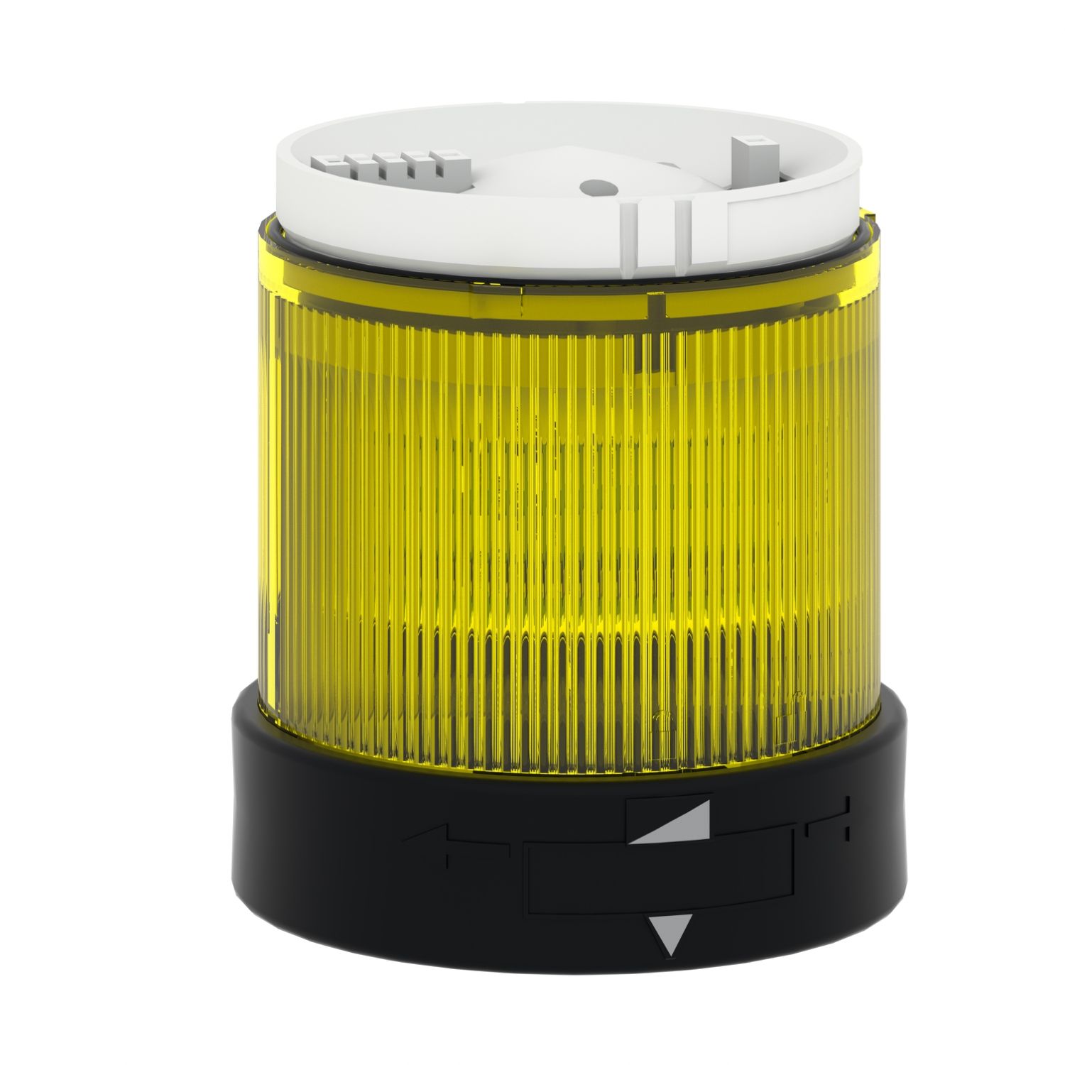Picture of Indicator bank, Harmony XVB, illuminated unit, plastic, yellow, 70mm, steady, integral LED, 230V AC