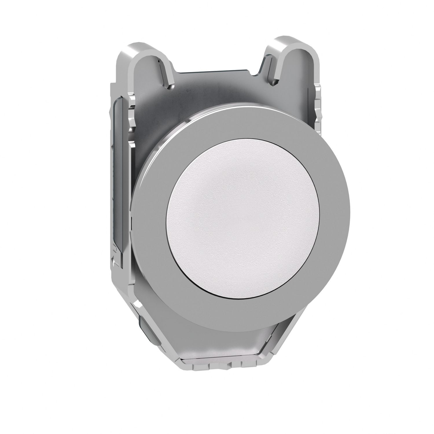 Picture of Head for non illuminated push button, Harmony XB4, flush mounted white flush caps pushbutton push