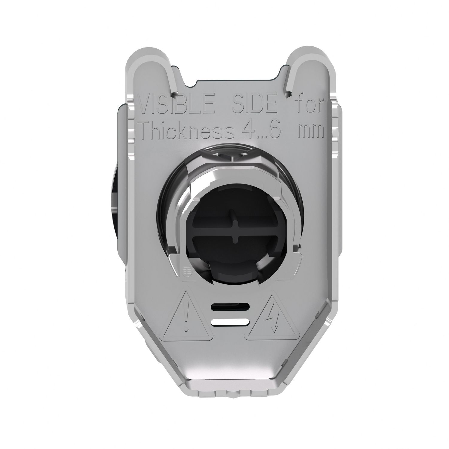 Picture of Head for non illuminated push button, Harmony XB4, flush mounted white flush caps pushbutton push