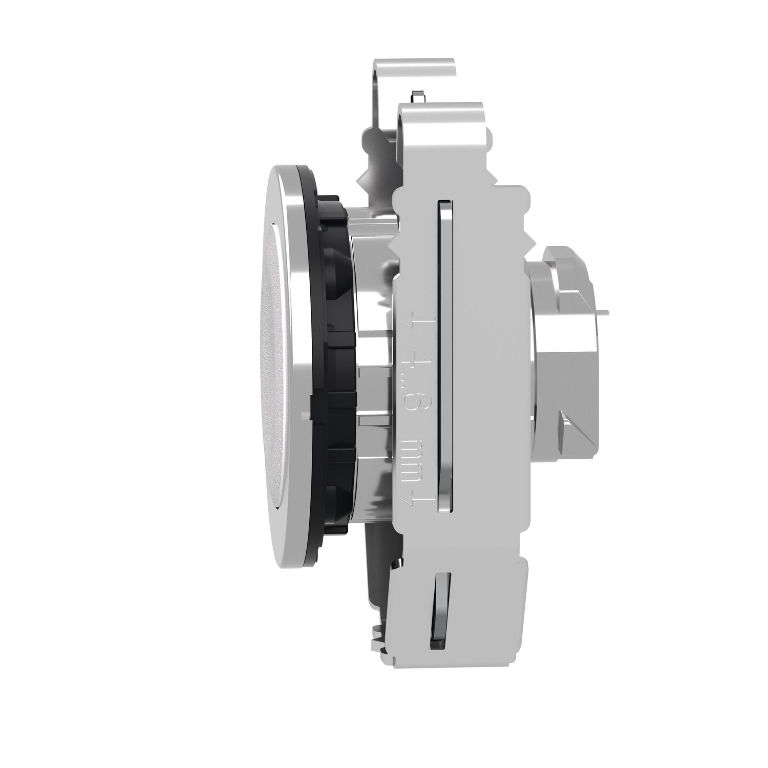 Picture of Head for non illuminated push button, Harmony XB4, flush mounted white flush caps pushbutton push
