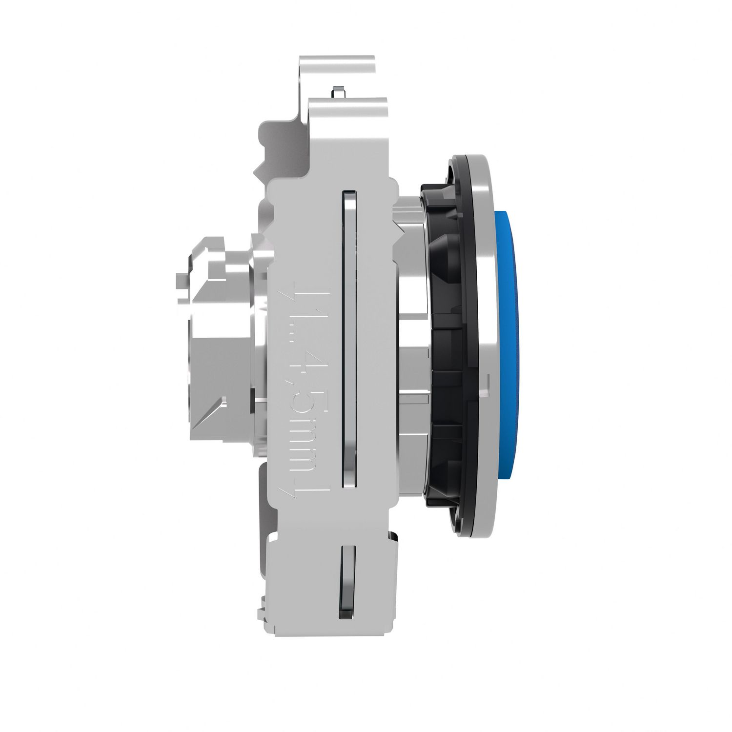 Picture of Head for non illuminated push button, Harmony XB4, flush mounted blue projecting pushbutton push