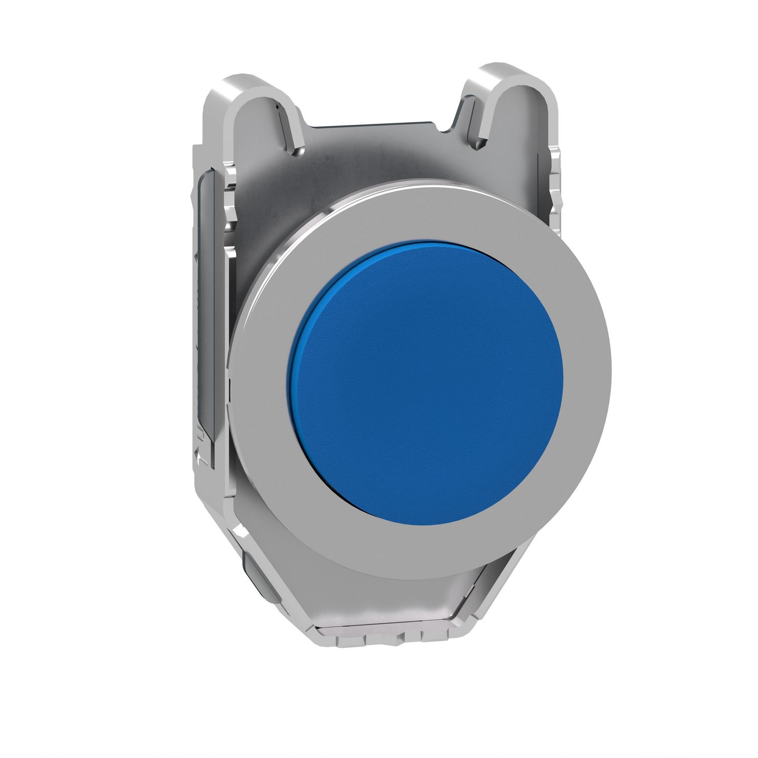 Picture of Head for non illuminated push button, Harmony XB4, flush mounted blue projecting pushbutton