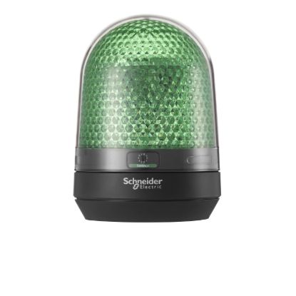 Picture of Illuminated beacon without buzzer, Harmony XVR, orange, Ø100, integral LED, 12...24 V DC