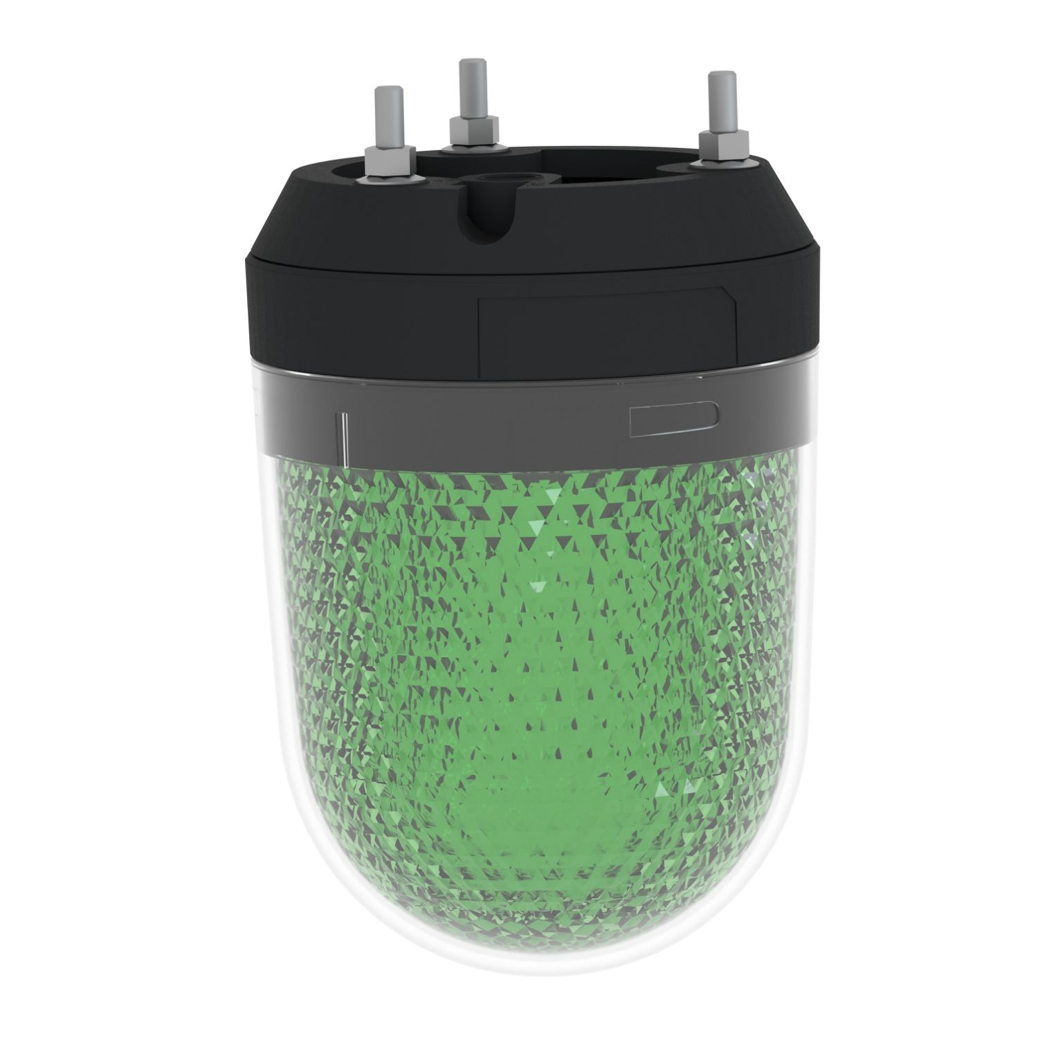 Picture of Illuminated beacon without buzzer, Harmony XVR, orange, Ø100, integral LED, 12...24 V DC