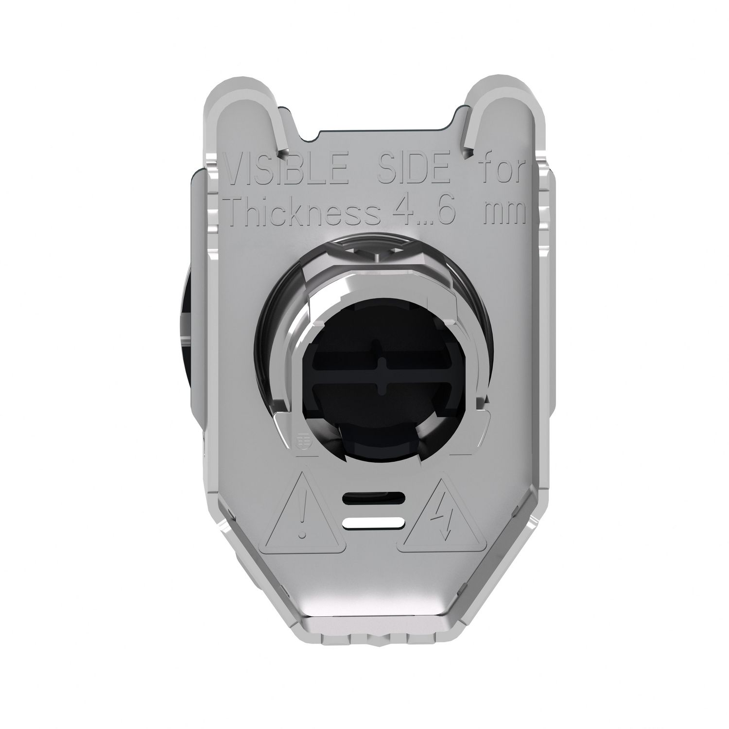 Picture of Head for non illuminated push button, Harmony XB4, flush mounted yellow projecting pushbutton push