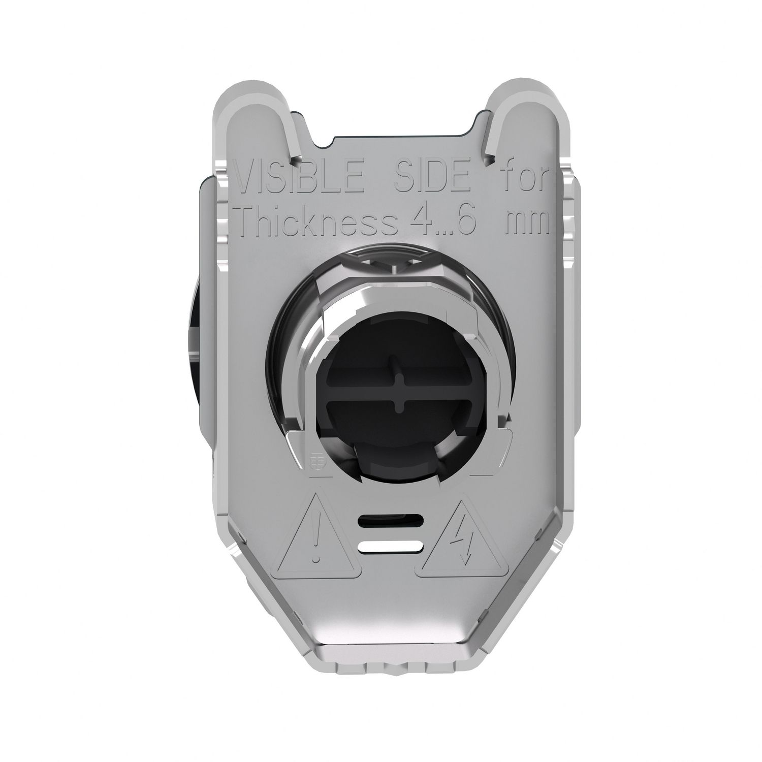 Picture of Head for non illuminated push button, Harmony XB4, flush mounted red flush caps pushbutton white marked "STOP"