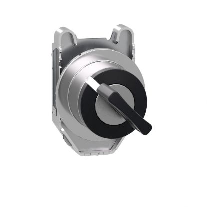 Picture of Head for key selector switch, Harmony XB4, black key, flush, 30mm, 2 positions, left key withdrawal, key 455