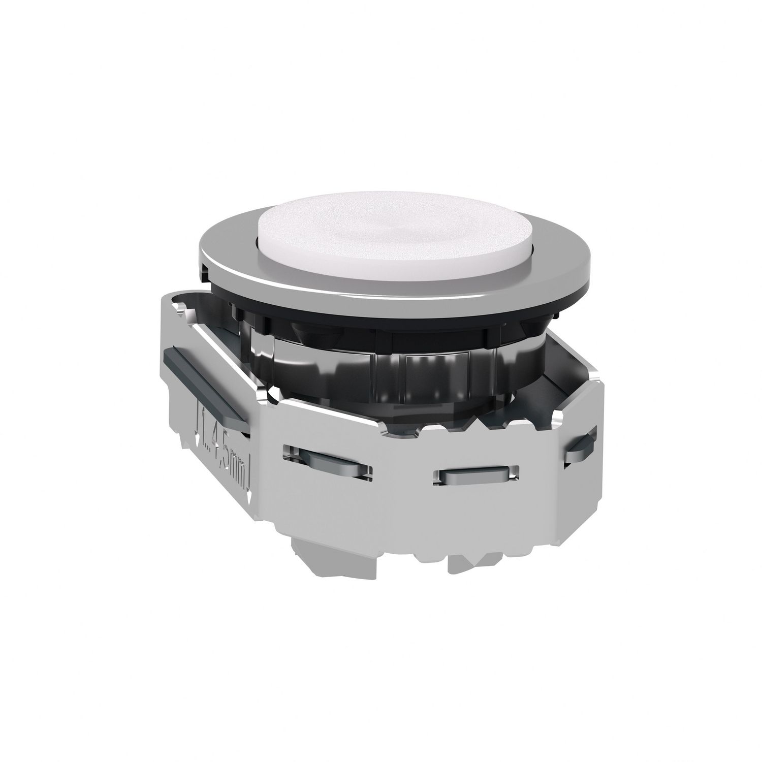 Picture of Head for non illuminated push button, Harmony XB4, flush mounted white projecting pushbutton push