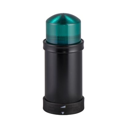 Picture of Indicator bank, Harmony XVB, illuminated unit, plastic, green, 70mm, integral flash discharge tube, 5joule, 24V AC/DC