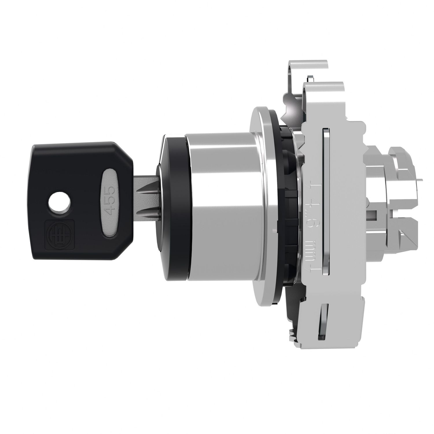 Picture of Head for key selector switch, Harmony XB4, flush mounted 455 2, position stay put