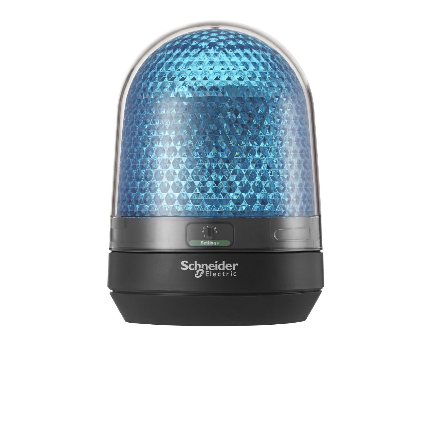 Picture of Illuminated beacon without buzzer, Harmony XVR, blue, 100mm, integral LED, 48V DC