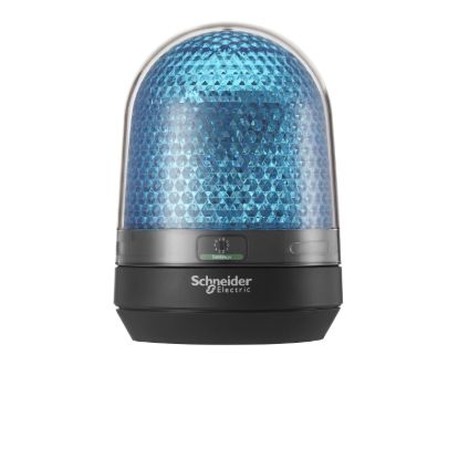 Picture of Illuminated beacon without buzzer, Harmony XVR, blue, 100mm, integral LED, 48V DC