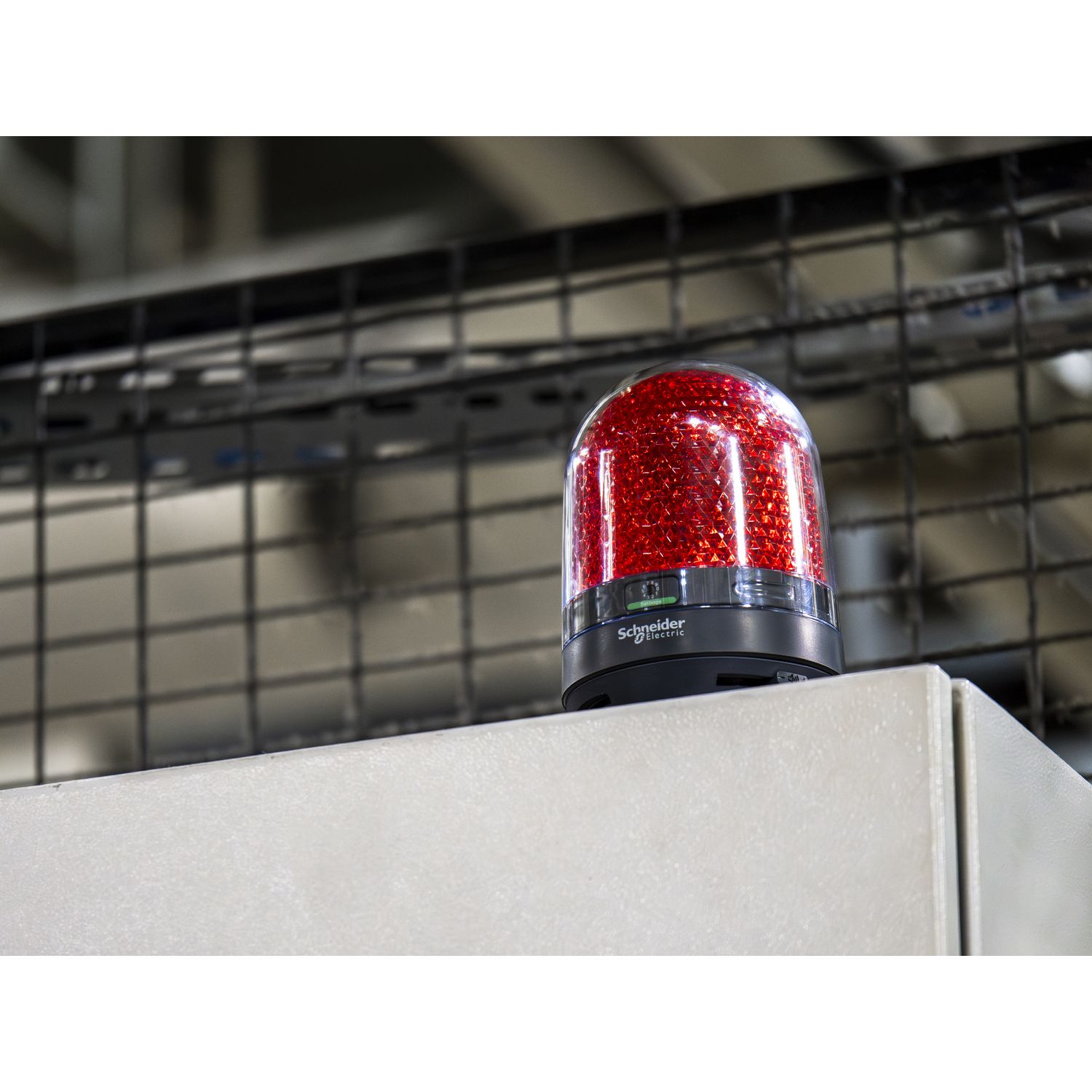 Picture of Illuminated beacon without buzzer, Harmony XVR, blue, 100mm, integral LED, 48V DC