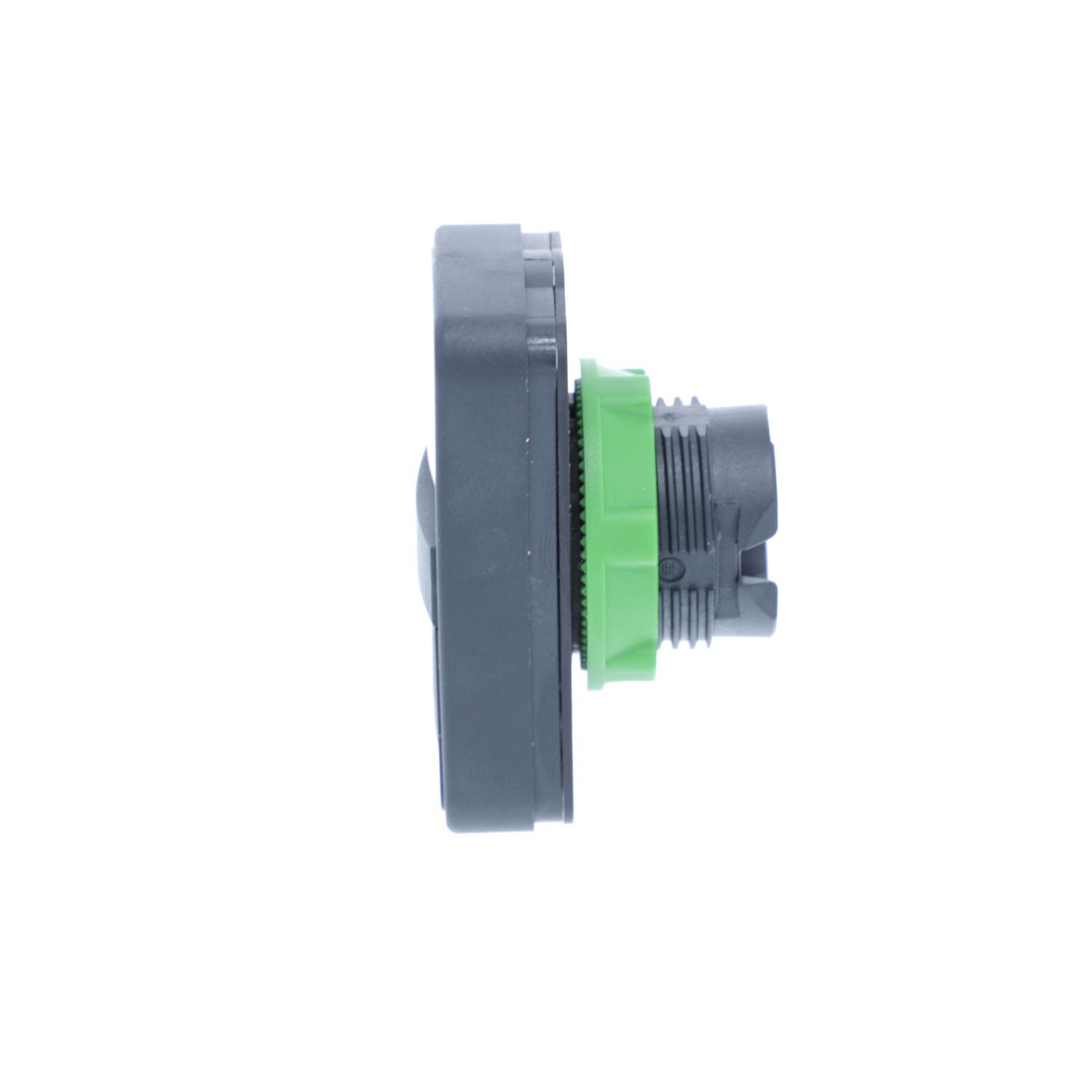 Picture of Head for double headed push button, Harmony XB5, plastic, 22mm, 1 white flush marked I + 1 black flush marked O