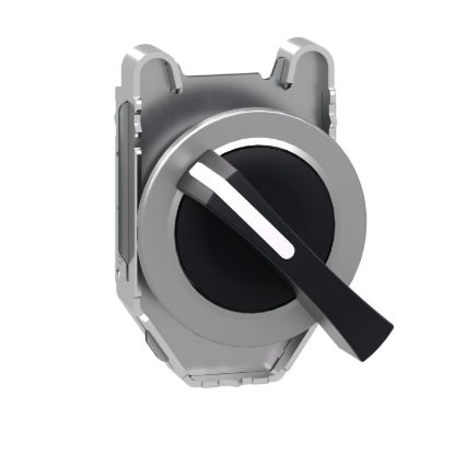 Picture of Head for selector switch, Harmony XB4, flush mounted black long handle 2 pos return right to left