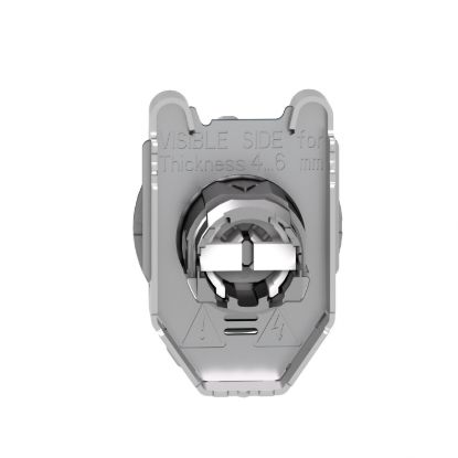 Picture of Head for selector switch, Harmony XB4, flush mounted black 3 position return right to center