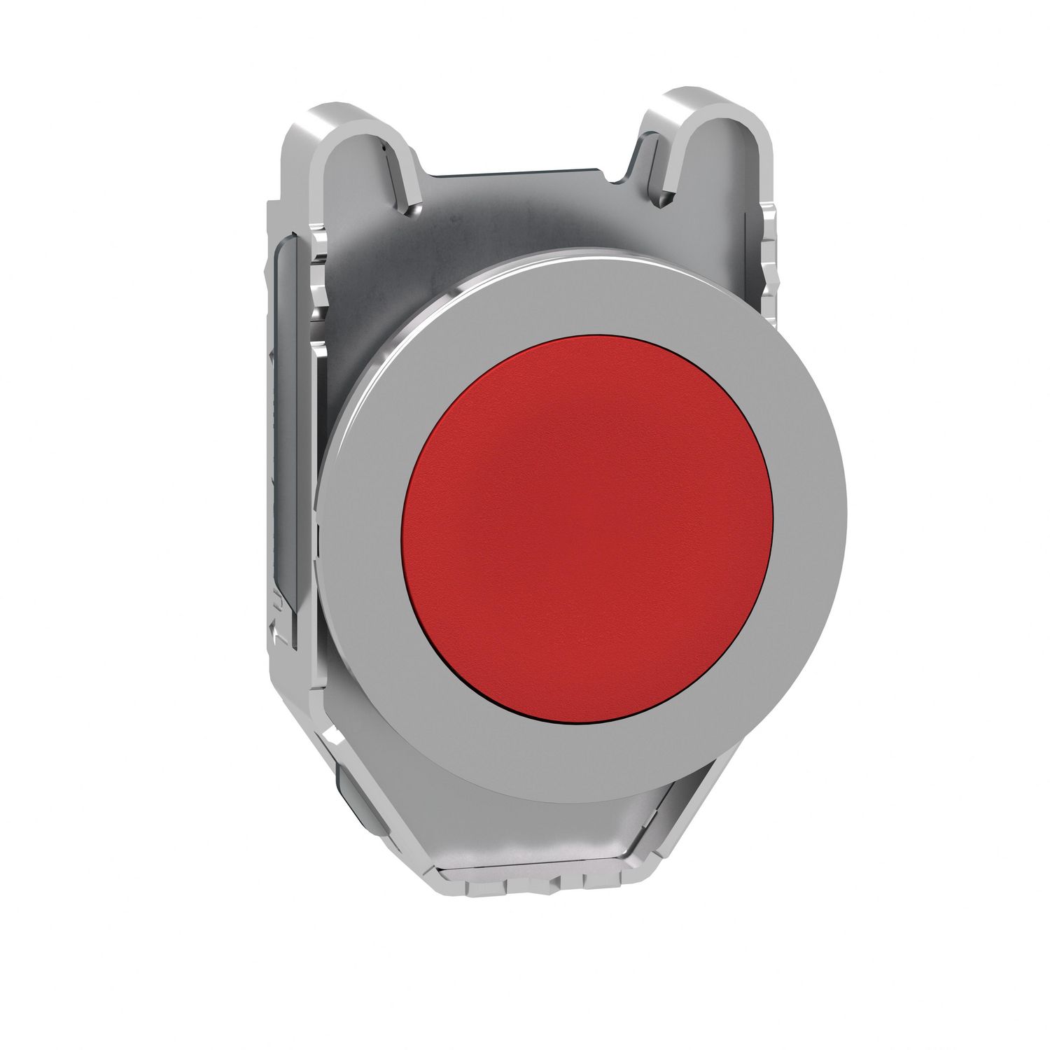 Picture of Head for non illuminated push button, Harmony XB4, flush mounted red flush caps pushbutton push