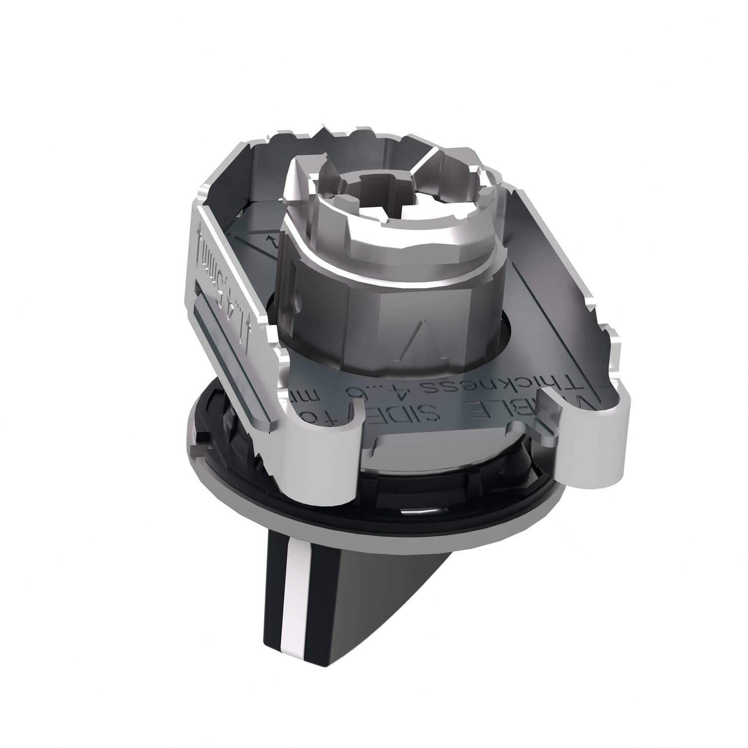 Picture of Head for selector switch, Harmony XB4, flush mounted black long handle 2 position stay put