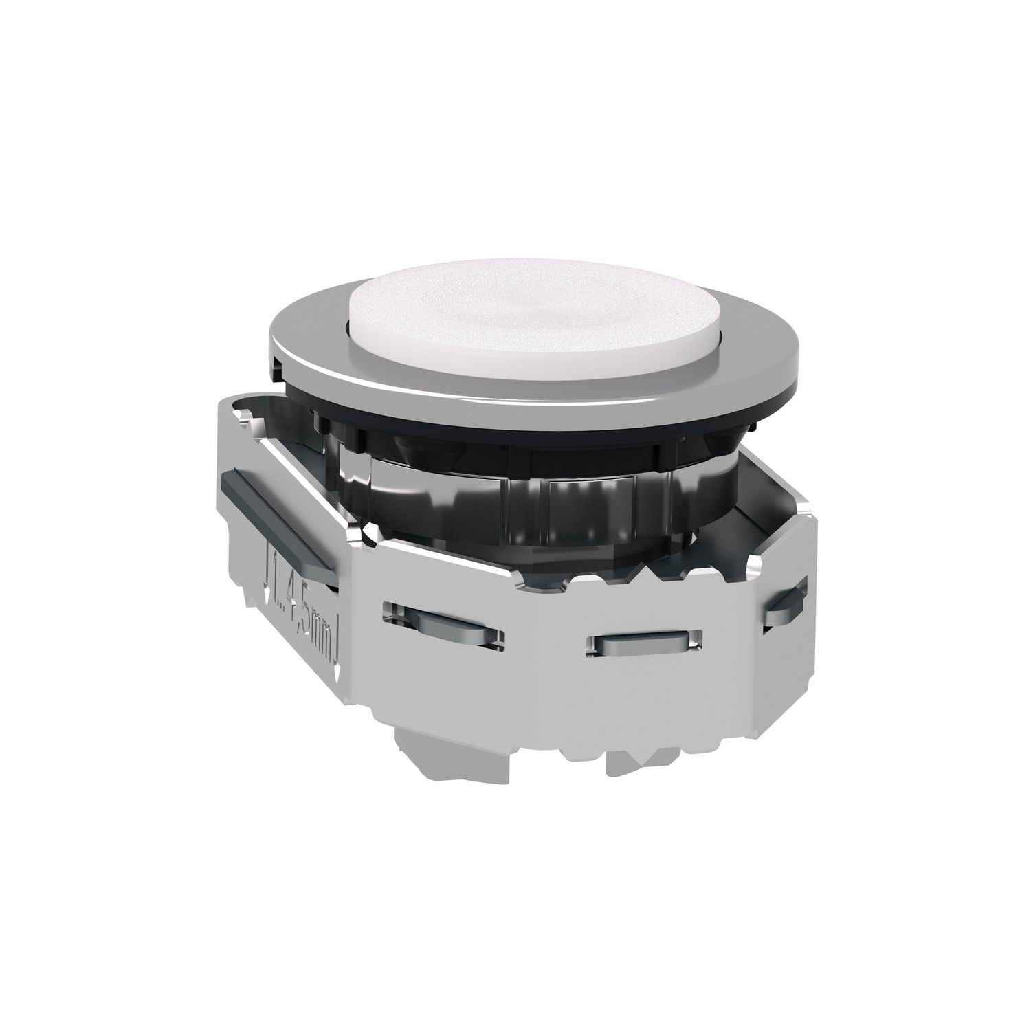 Picture of Head for non illuminated push button, Harmony XB4, flush mounted white projecting pushbutton