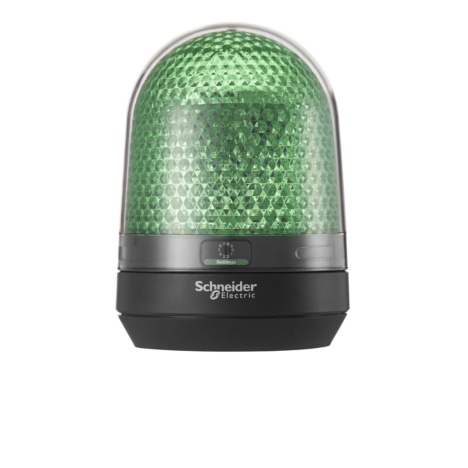 Picture of Illuminated beacon without buzzer, Harmony XVR, green, 100mm, integral LED, 100...230V AC