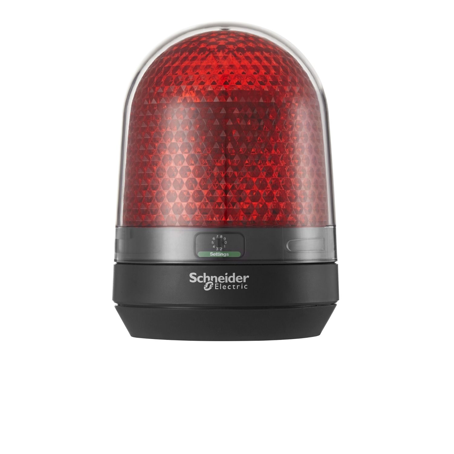 Picture of Illuminated beacon without buzzer, Harmony XVR, orange, Ø100, integral LED, 12...24 V DC