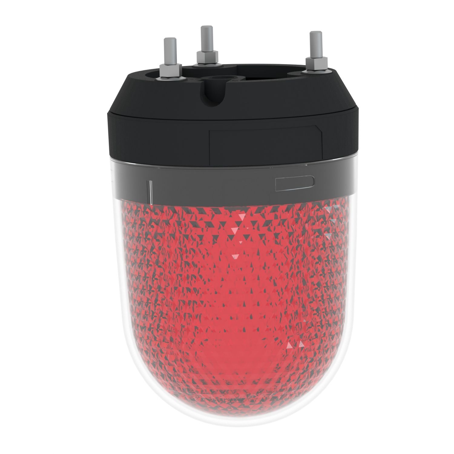 Picture of Illuminated beacon without buzzer, Harmony XVR, orange, Ø100, integral LED, 12...24 V DC