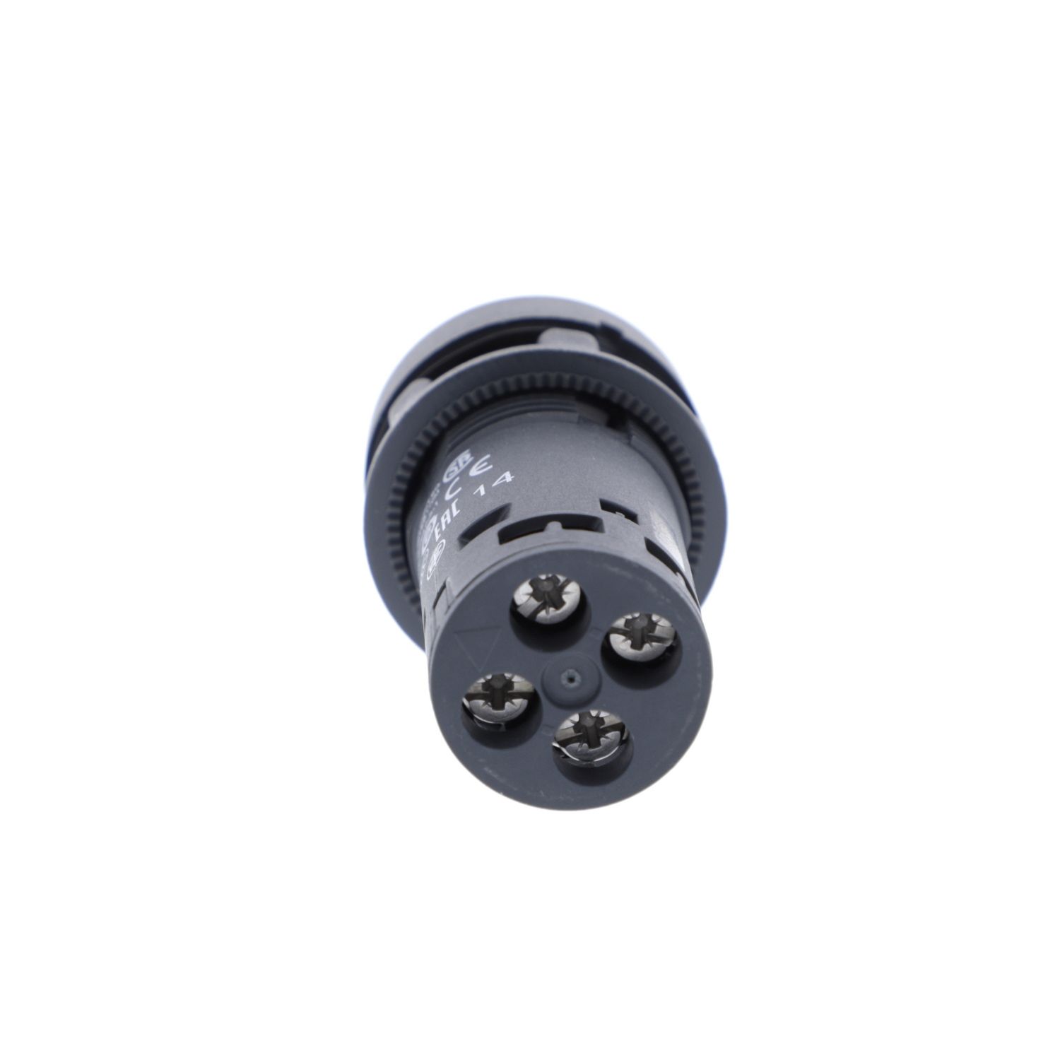 Picture of Monolithic illuminated push button, Harmony XB7, plastic, red, 22mm, integral LED, spring return, 230...240V AC, 1NO