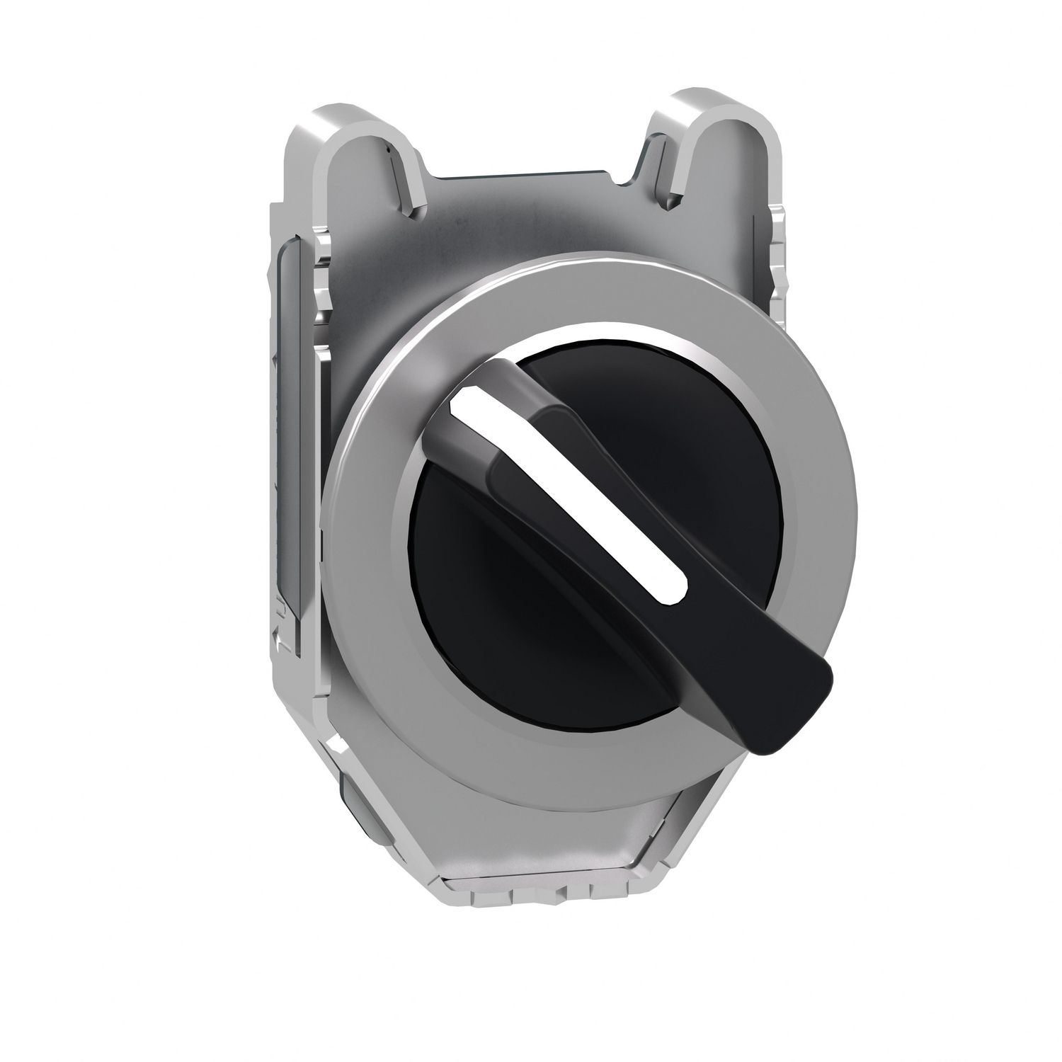 Picture of Head for selector switch, Harmony XB4, flush mounted black 2 position return right to left