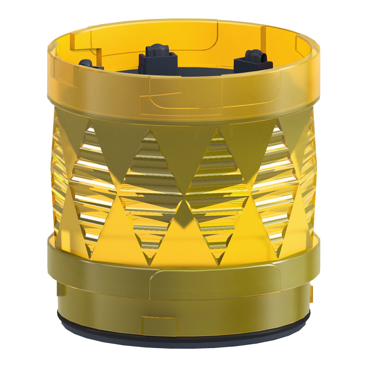 Picture of Illuminated LED unit for modular tower lights, Harmony XVU, yellow, Ø60, blinking, IP65, 24 V AC/DC