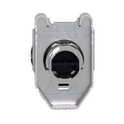 Picture of Head for non illuminated push button, Harmony XB4, flush mounted black projecting pushbutton push