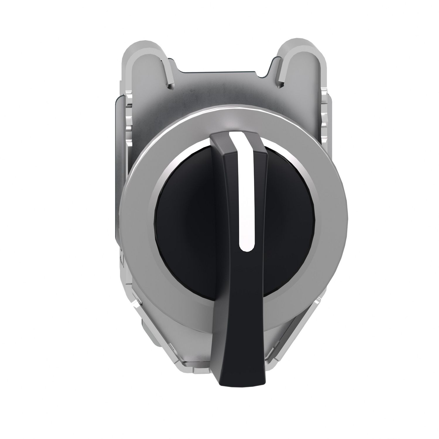 Picture of Head for selector switch, Harmony XB4, flush mounted black sw. long handle 3 position return r to c