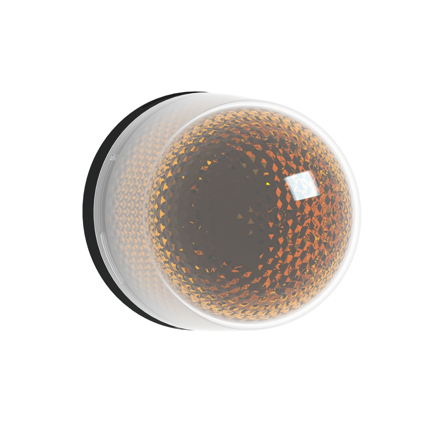 Picture of Illuminated beacon with buzzer, Harmony XVR, orange, 100mm, 70...90dB, integral LED, 100...230V AC