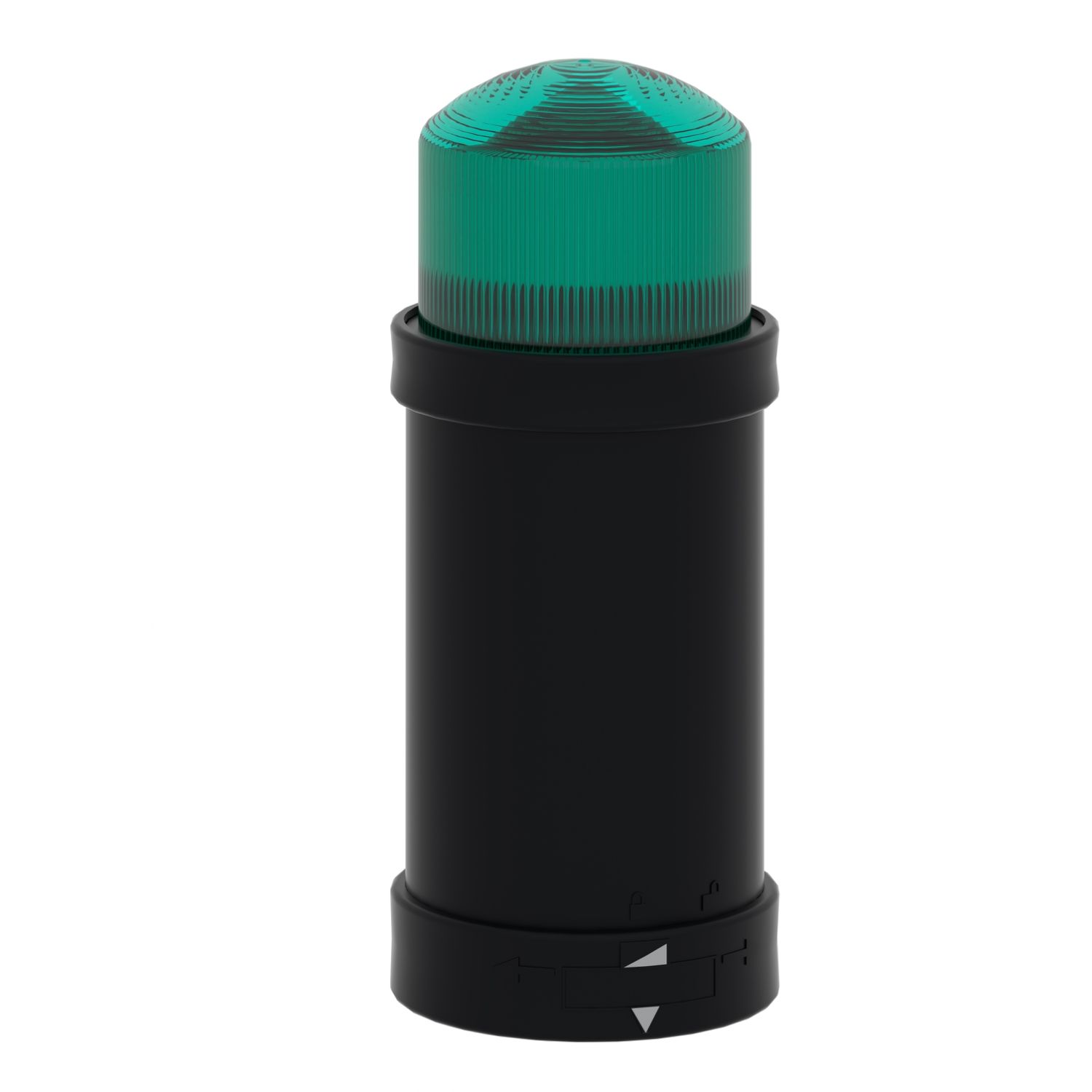 Picture of Indicator bank, Harmony XVB, illuminated unit, plastic, green, 70mm, integral flash discharge tube, 5joule, 230V AC