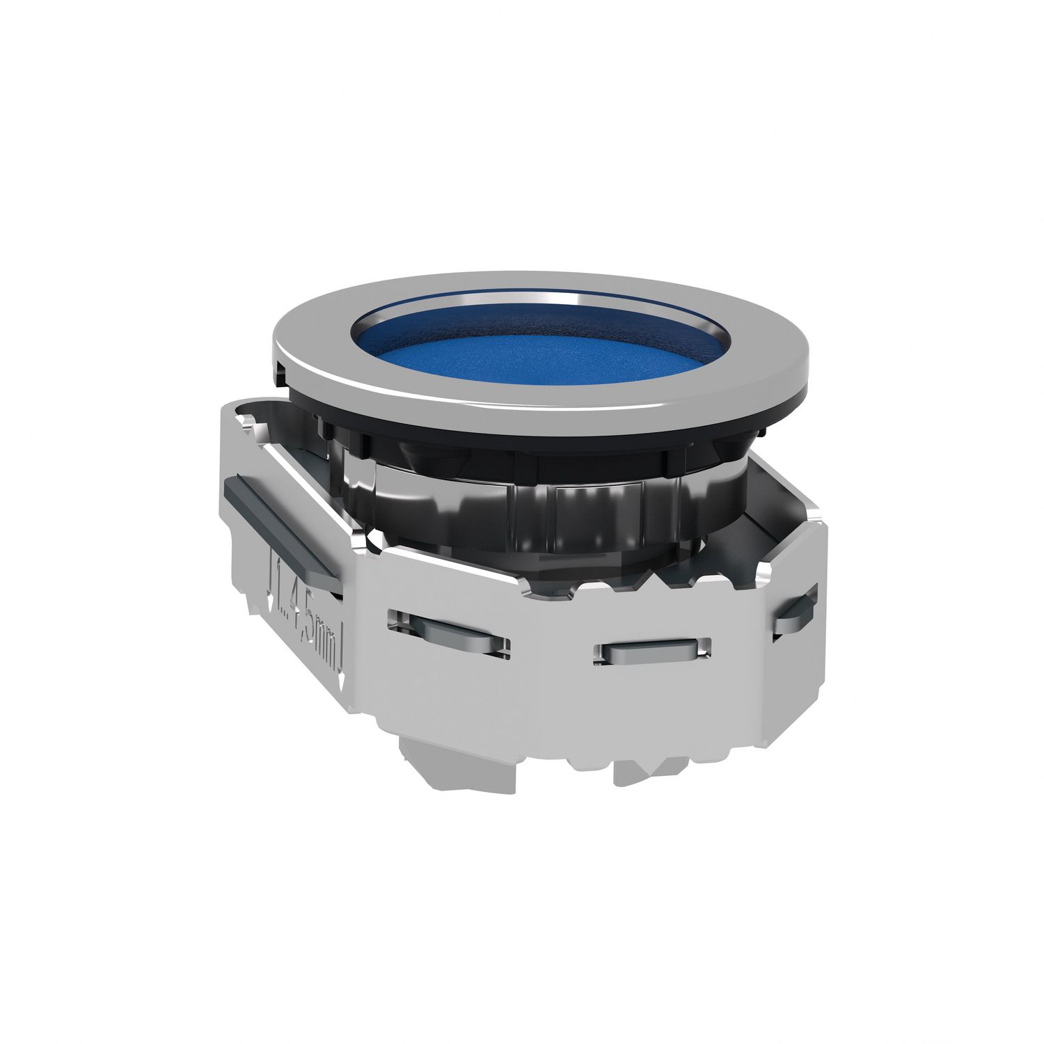 Picture of Head for non illuminated push button, Harmony XB4, flush mounted blue pushbutton recessed