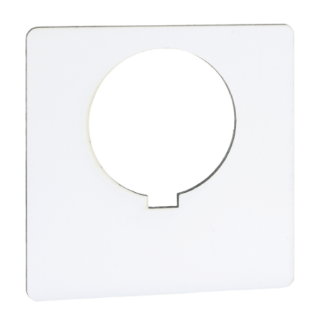 Picture of Blank legend, Harmony 9001K, Harmony 9001SK, 30mm, plastic, white with black letters, 57mm square