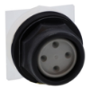 Picture of Push-button head, Harmony 9001SK, plastic, recessed, 7 colours choice, 30mm, spring return