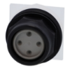 Picture of Push-button head, Harmony 9001SK, plastic, recessed, 7 colours choice, 30mm, spring return