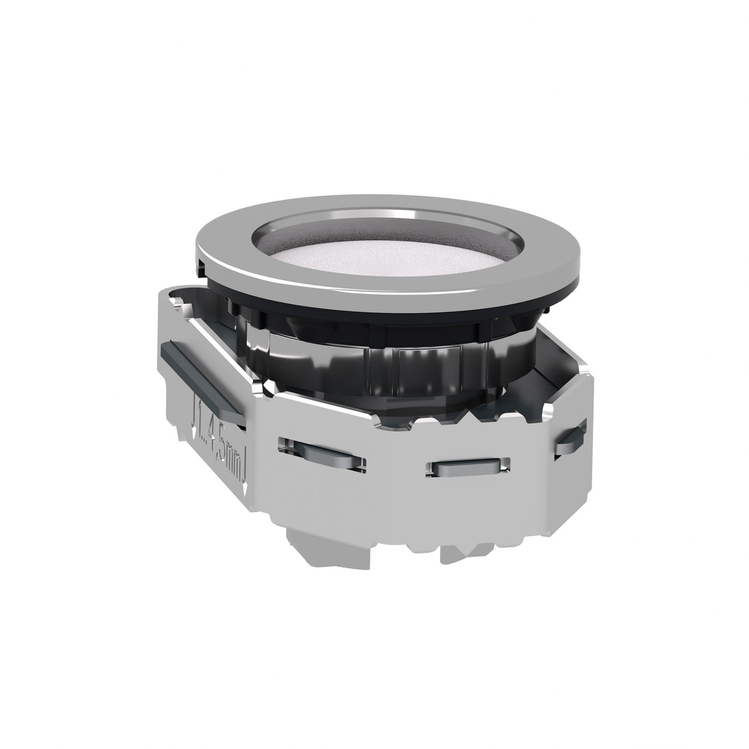 Picture of Head for non illuminated push button, Harmony XB4, flush mounted white pushbutton recessed