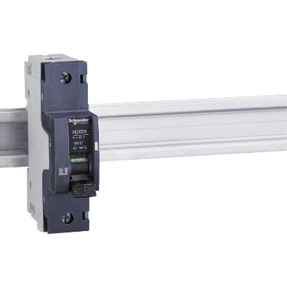 Picture of Miniature circuit breaker (MCB), Acti9 NG125N, 1P, 20A, C curve, 25kA (IEC/EN 60947-2)