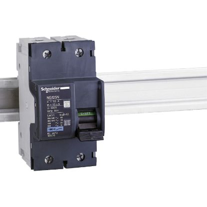 Picture of Miniature circuit breaker (MCB), Acti9 NG125N, 2P, 10A, C curve, 25kA (IEC/EN 60947-2)